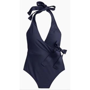 J. Crew NAVY Halter Wrap Waist Tie @jhayes01